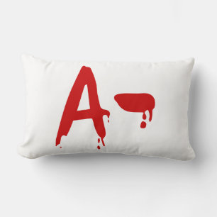Blood Group A- Negative #Horror Hospital Lumbar Cushion