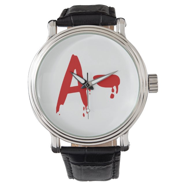 Blood Group A- Negative #Horror Hospital Watch (Front)