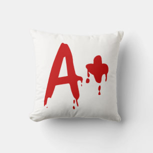 Blood Group A+ Positive #Horror Hospital Cushion