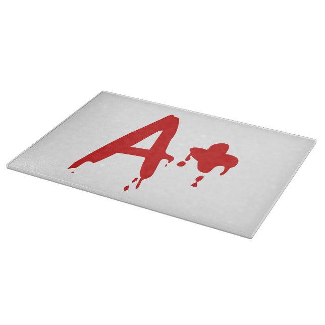 Blood Group A+ Positive #Horror Hospital Cutting Board (Corner)