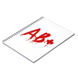 Blood Group AB+ Positive #Horror Hospital Notebook