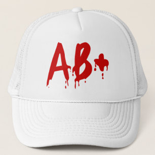 Blood Group AB+ Positive #Horror Hospital Trucker Hat