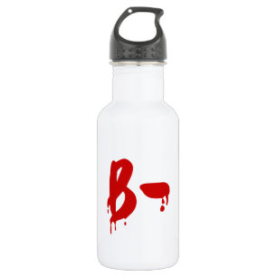 Blood Group B- Negative #Horror Hospital 532 Ml Water Bottle