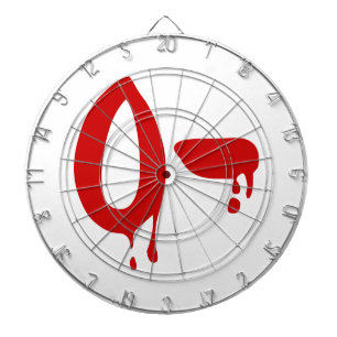 Blood Group O- Negative #Horror Hospital Dartboard