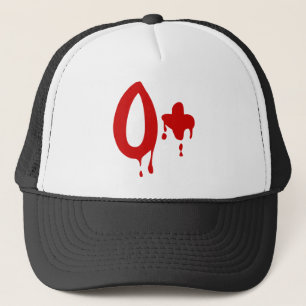 Blood Group O+ Positive #Horror Hospital Trucker Hat