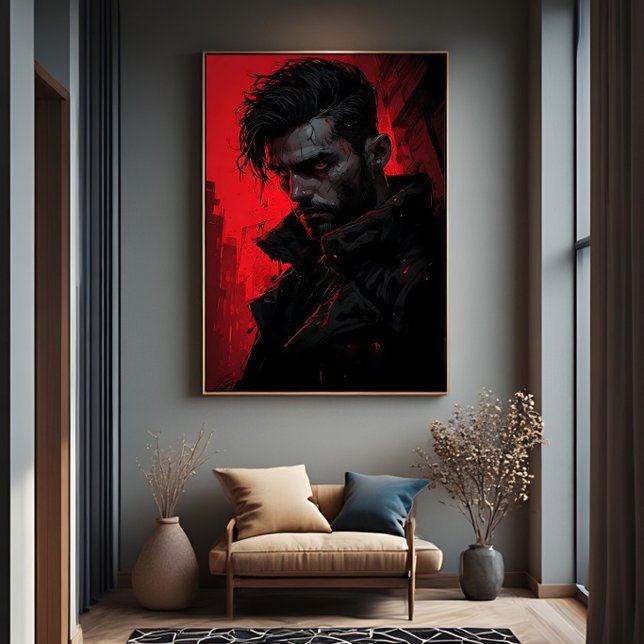 Blood Hunter Dark Portrait Poster (Creator Uploaded)
