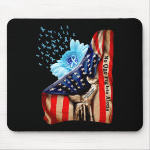Blood Inside Me Flag Ovarian Cancer Awareness Amer Mouse Pad