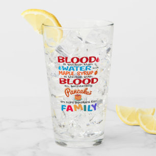 Blood is Thicker than Water But Maple Syrup is Glass
