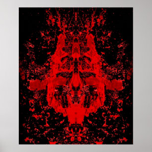 Blood King Mask of Horror Poster