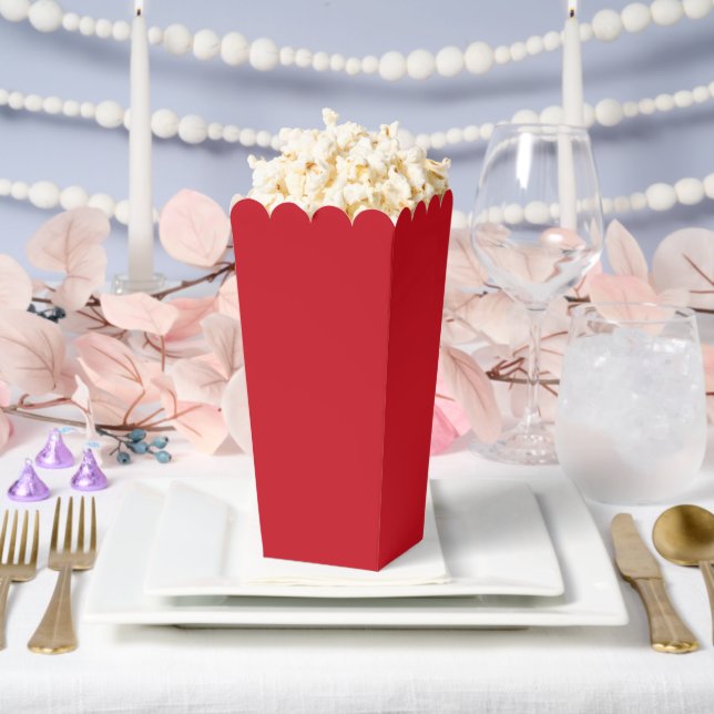 Blood Lips Red Popcorn Favour Box (Wedding)