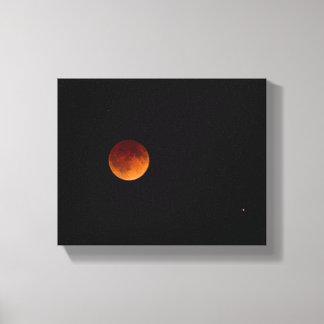 Blood Moon Canvas Print