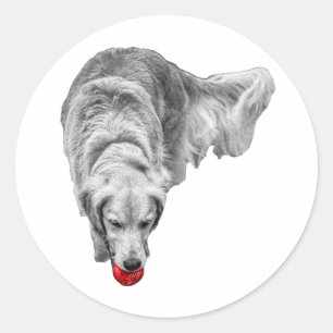 Blood Moon Chase Classic Round Sticker