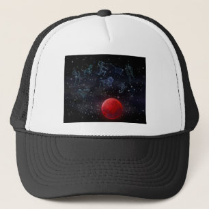 Blood Moon Constellations Trucker Hat