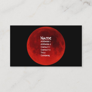 Blood Moon Gothic Profile Card