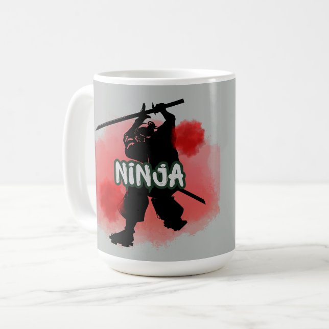 Blood Moon Ninja Coffee Mug (Front Left)