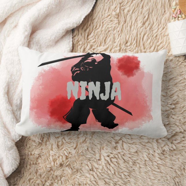 blood moon ninja (customize) lumbar cushion (Blanket)