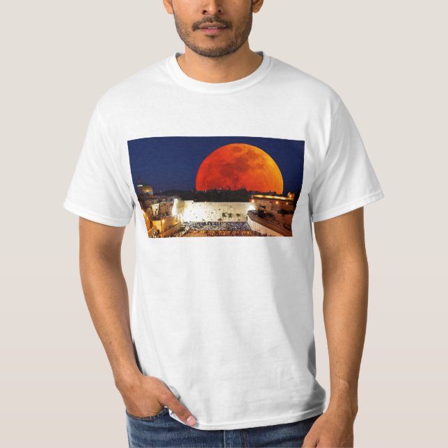 Blood Moon over Jerusalem T-Shirt (Front)