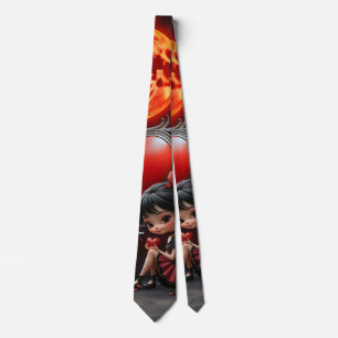 Blood Moon Valentine Fairy Tie
