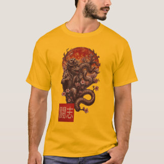 Blood Moon Yokai – Dark Japanese Art T-Shirt