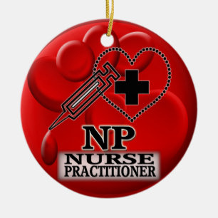 BLOOD NP CHRISTMAS ORNAMENT - NURSE PRACTITIONER