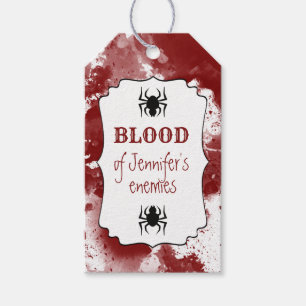 Blood Of My Enemies  Gift Tags