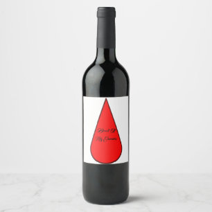 Blood Of My Enemies Wine Label