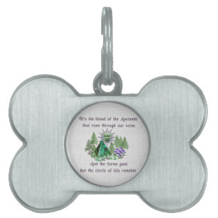 Blood Of The Ancients Pet ID Tag