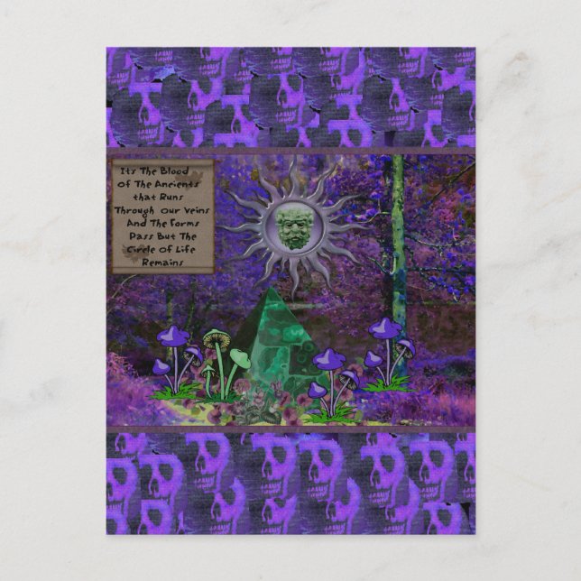 Blood Of The Ancients Postcard (Front)