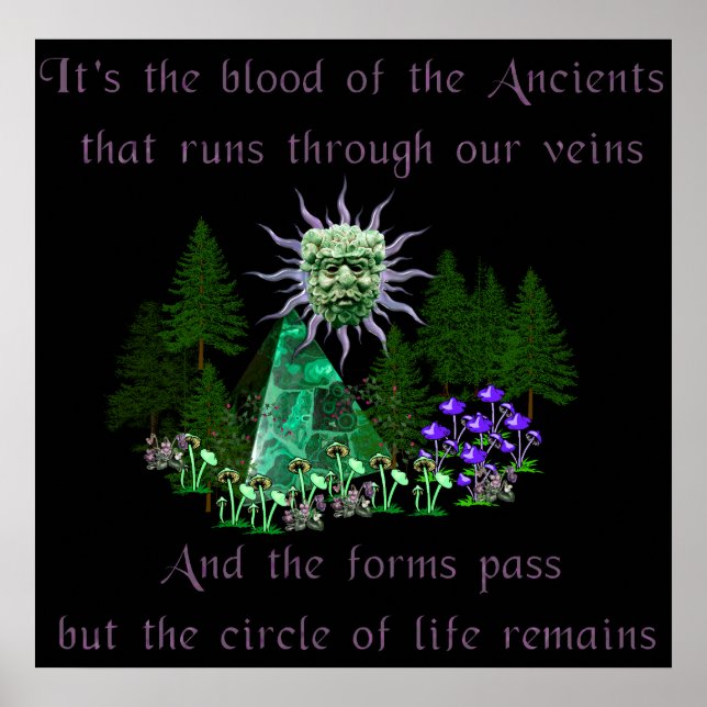 Blood Of The Ancients Poster (Front)