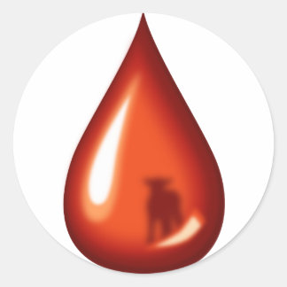 Blood of the Lamb- Jesus Classic Round Sticker