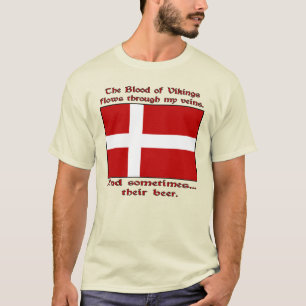 Blood of Vikings Flows Veins Sometimes Beer T-Shirt