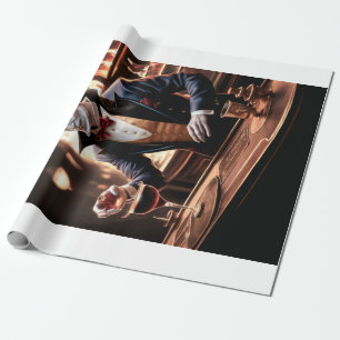 Blood on the Bar, Dracula's Bartending Wrapping Paper