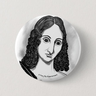 Blood On The Moon | Mary Shelley Artwork 6 Cm Round Badge