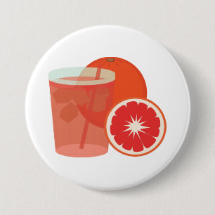 Blood Orange 7.5 Cm Round Badge