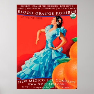 Blood Orange Rooibos Poster