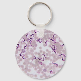 Blood Parasite Trypanosoma Key Ring