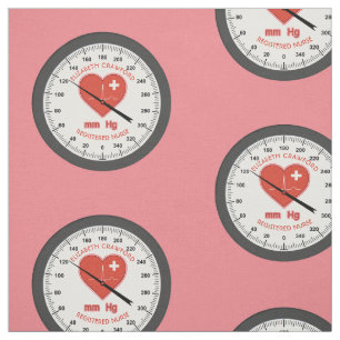 Blood Pressure Monitor Nurse Doctor Health Care Fabric