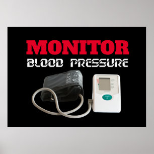 Blood pressure monitoring poster