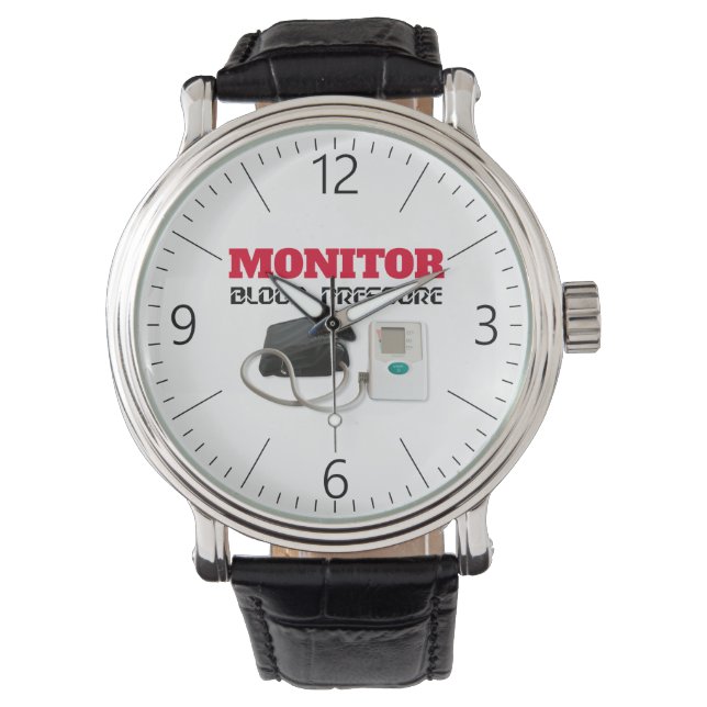 Blood pressure monitoring watch (Front)