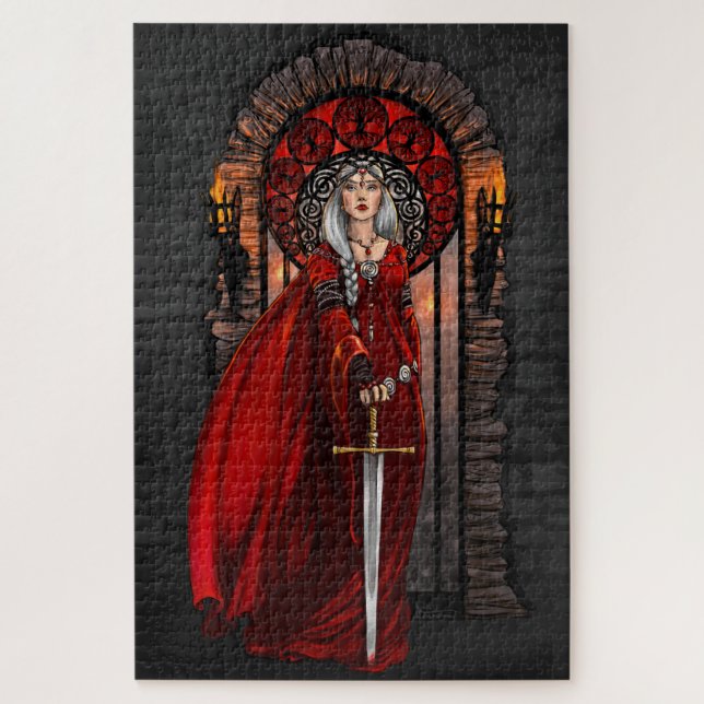 Blood Queen - enchanted fantasy puzzle (Vertical)