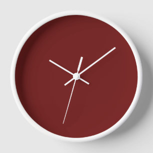 Blood Red 6F100F with Add Text to Edge Option Clock