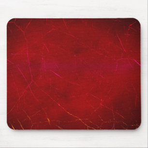 Blood Red Abstract Texture with Scratches Mouse Pad