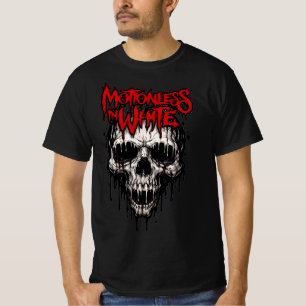 Blood-Red Abyss: Gothic Streetwear Skull Edition T-Shirt