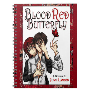 Blood Red Butterfly notebook