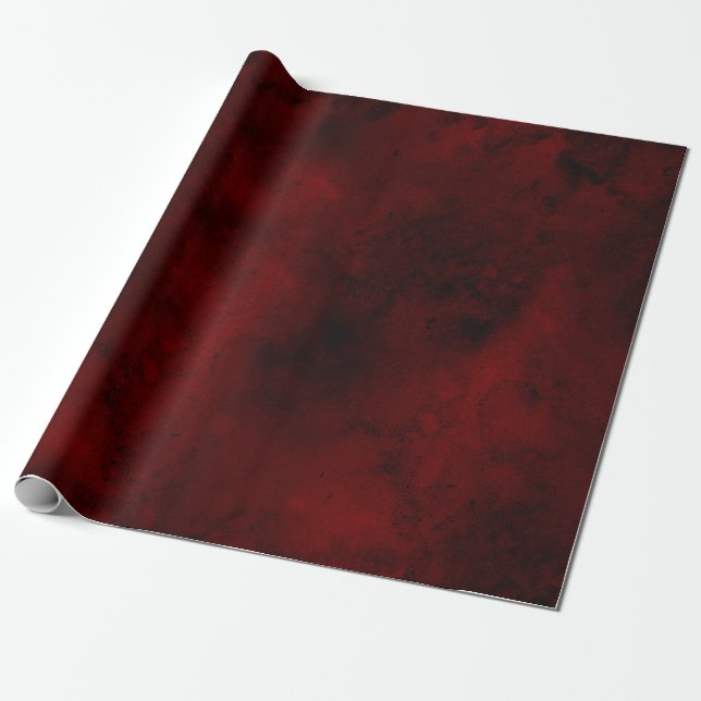 Blood Red Gift Wrap (Unrolled)