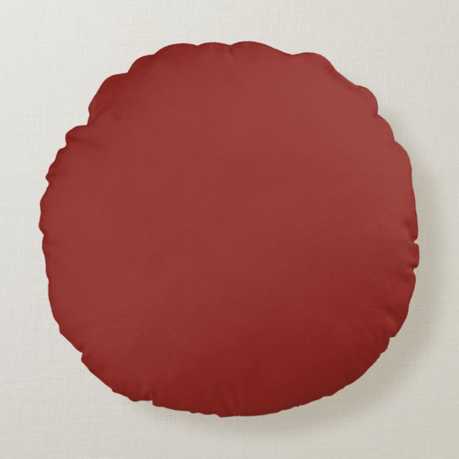 Blood Red Round Cushion (Front)