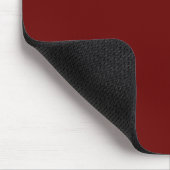 Blood red (solid colour)   mouse pad (Corner)