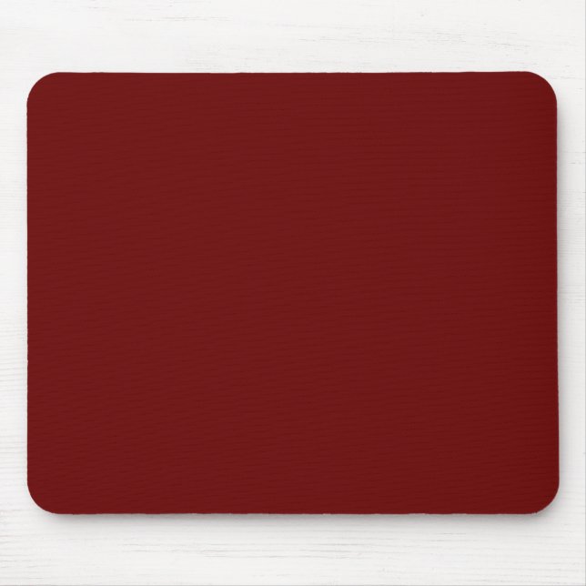 Blood red (solid colour)   mouse pad (Front)