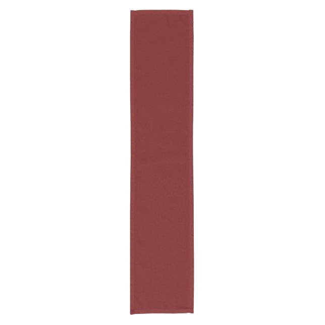 Blood red (solid colour)   short table runner (Front)
