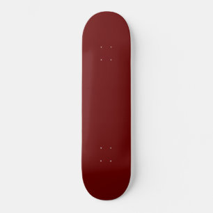 Blood red (solid colour) skateboard
